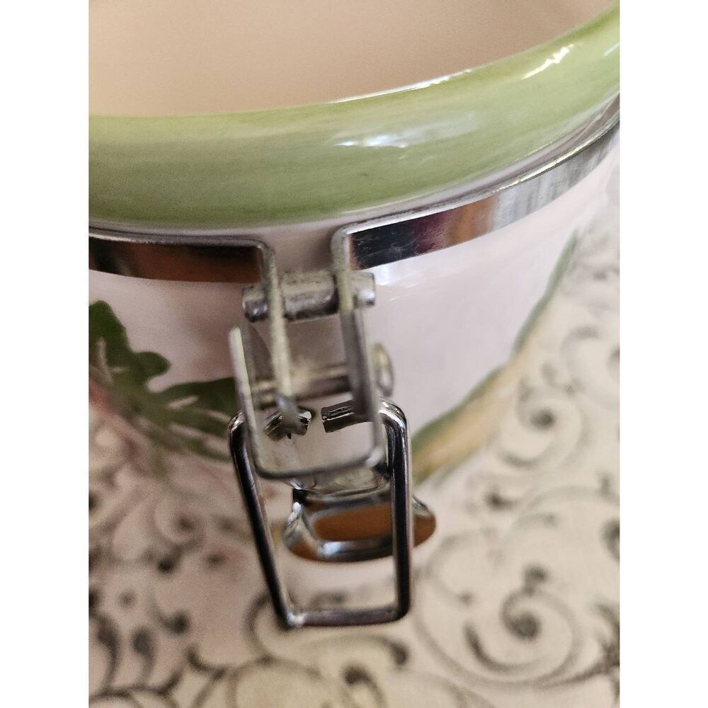 Ceramic Grape Design Canister - Picture 4 of 10